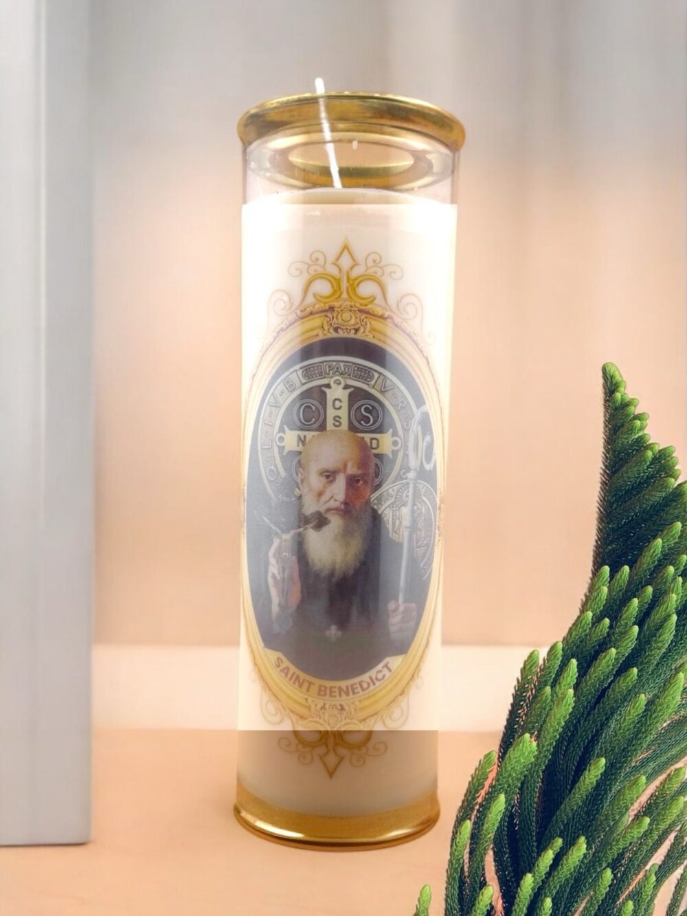 Saint Benedict Candle