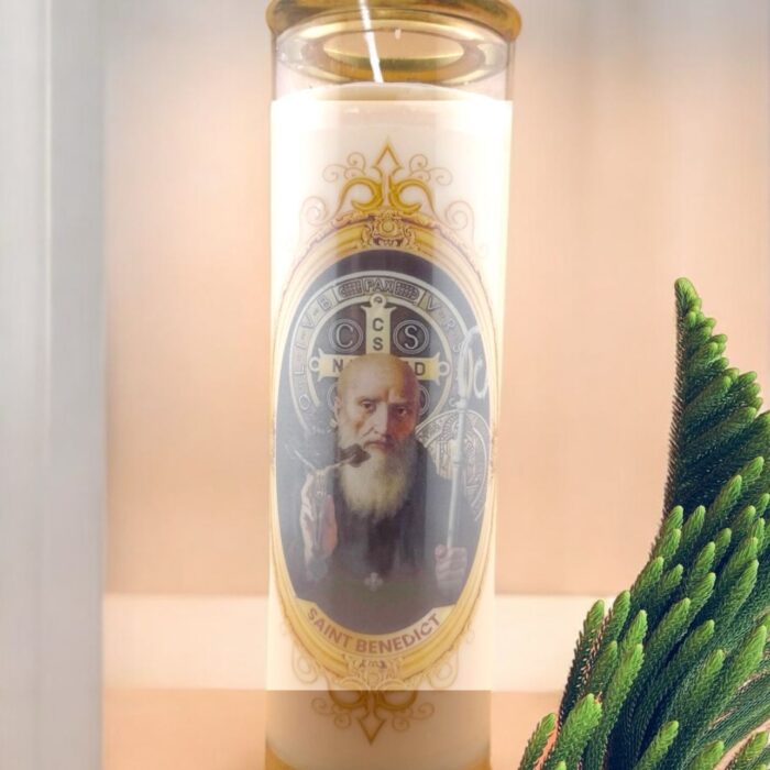 Saint Benedict Candle