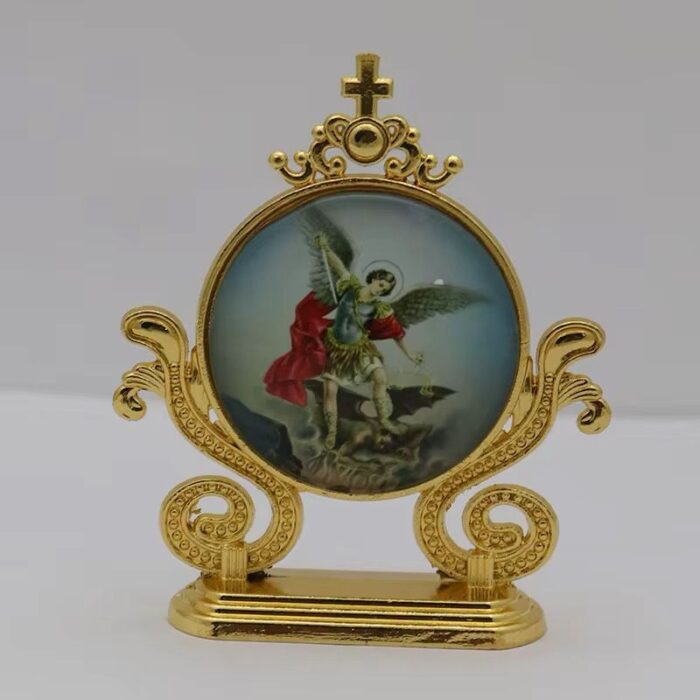 Saint Michael religious decorations Metal Crafts gold