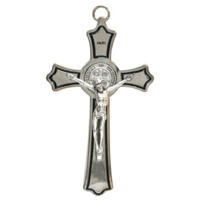 Saint Benedict Cruxifix Silver Tone