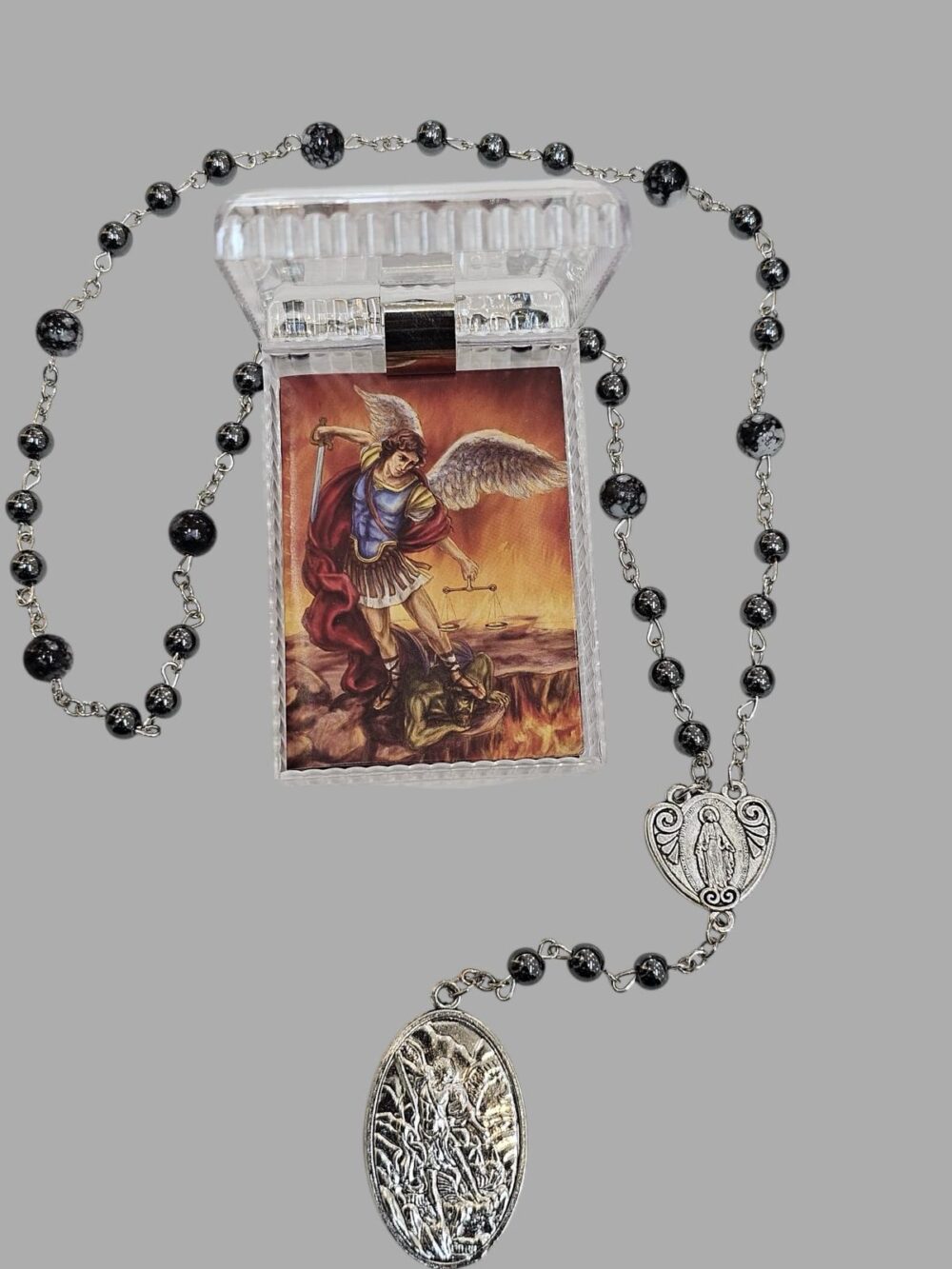 St Michael  Beaded Glory rosary