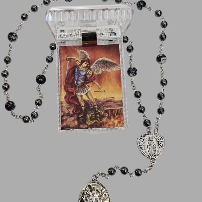 St Michael  Beaded Glory rosary