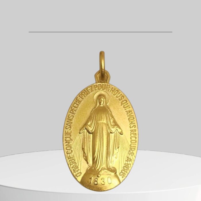 Miraculous Gold Vintage Medium Medal