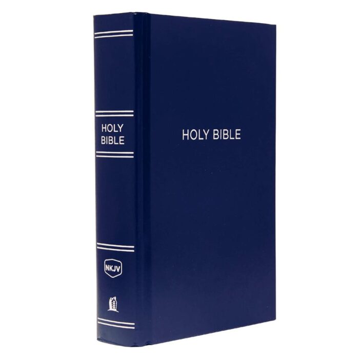 Holy bible NKJV Pew Bible - Large Print - Hardcover - Blue - Letter Edition - Comfort Print