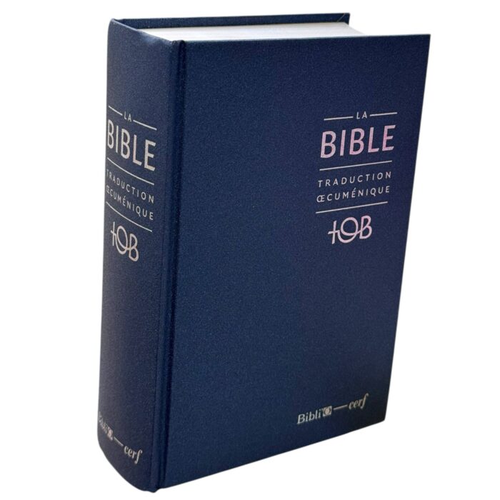 Tob La Traduction Œcuménique bible " dark blue cover"