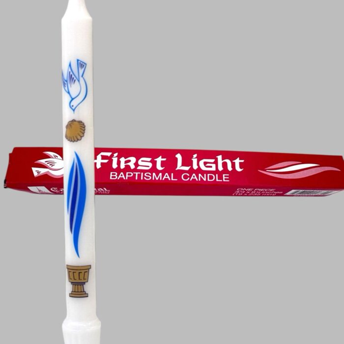 Baptism First Light Candle