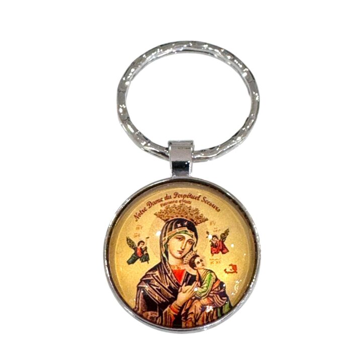 Our Lady of Perpetual Help protective Keyring  