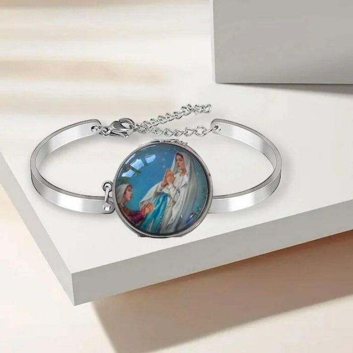 Our lady of Lourdes charm bracelet