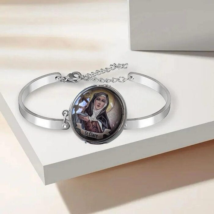Saint clare charm bracelet