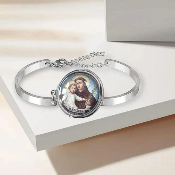 Saint Anthony charm bracelet