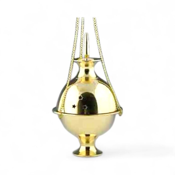Brass Hanging Censer Burner 8"