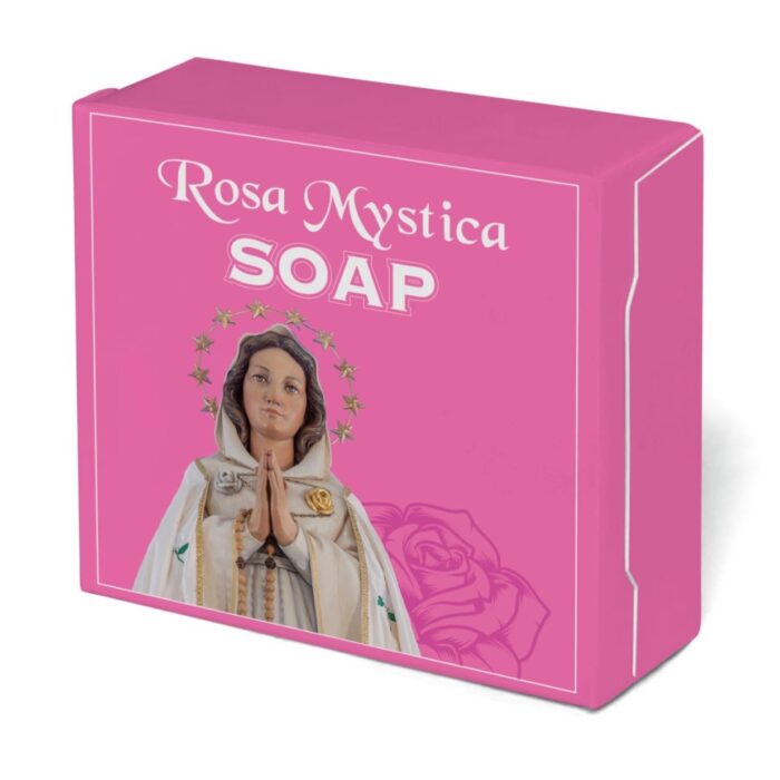 Our lady of rosa mystica soap