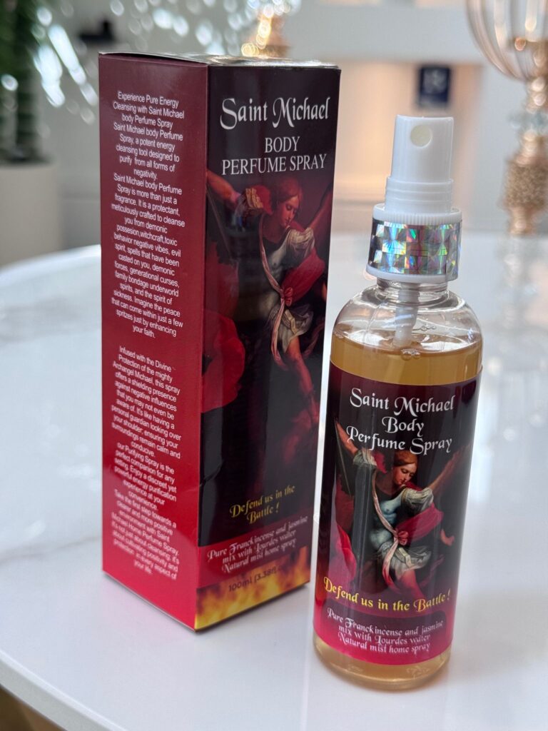 Saint Michael body perfume spray - Radio Tele Lafwa