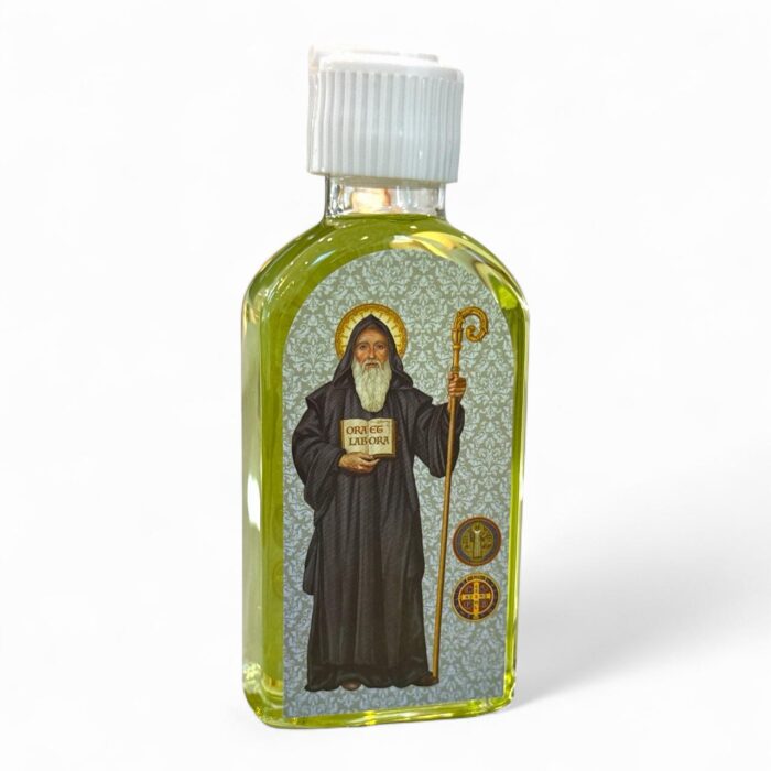 Saint Benedict anointing  holy oil